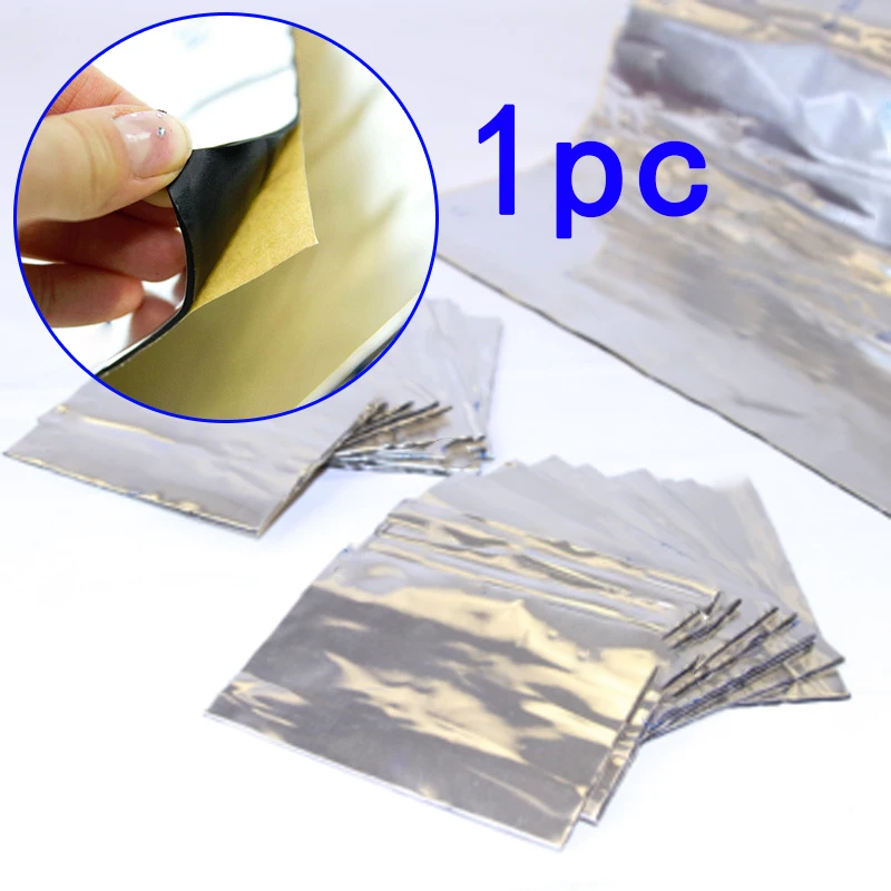 200mm x 100mm Sound insulation Moisture proof Non-flammable 1pc Accessories Audio Car Damping Deadening Floor Panel