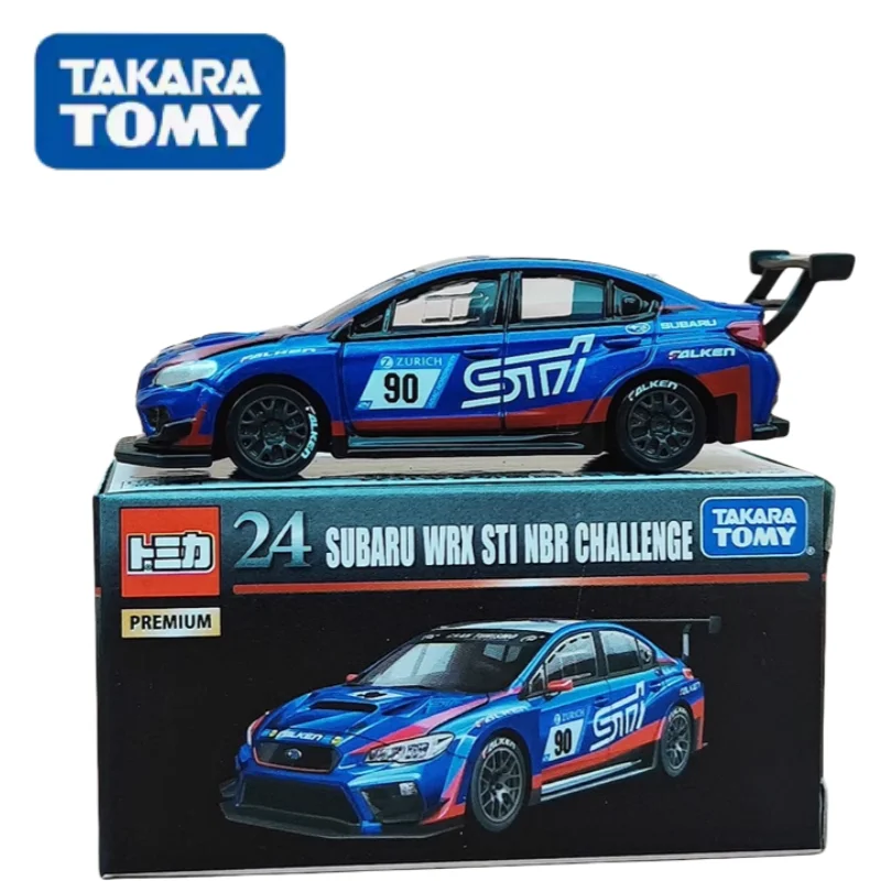 

TAKARA TOMY TOMICA черная коробка флагманская имитация литой под давлением Номер модели Subaru WRX спортивный раллийный автомобиль коллекционный подарок для мальчиков