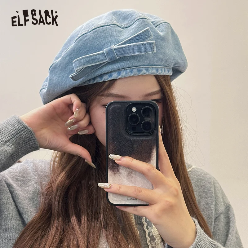 Elfsack 2025 ฤดูร้อนมาใหม่สาวเบเร่ต์คาวบอย