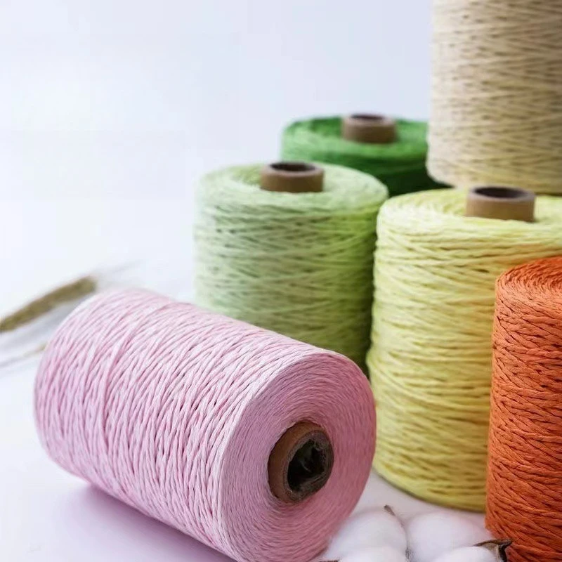 100g de Rafia Natural para Tejer a Mano, Ideal para Sombreros de Verano, Bolsos de Playa, Embalaje de Regalos, Decoración del Hogar y Accesorios para Fiestas