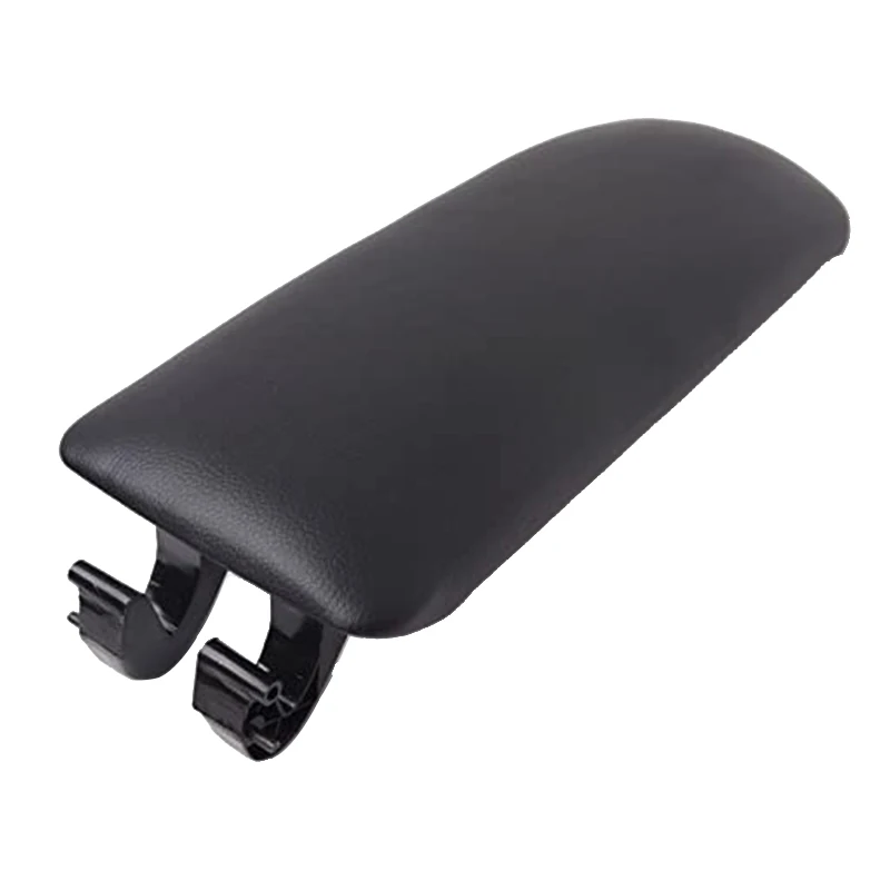 غطاء غطاء وحدة التحكم في الصندوق المركزي لمسند الذراع من الجلد مناسب لأودي A4 B7 2004-2007 (أسود) JAS #5