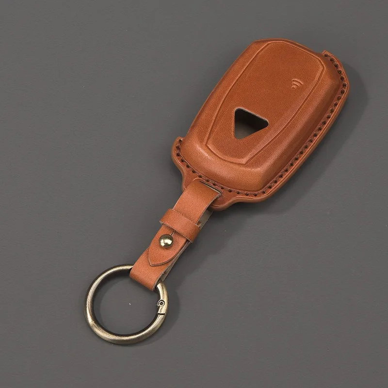 Leather Motorcycle Key Case Shell Cover for Triumph Tiger 1200 GT 900 Rally Pro Scrambler XE XC Rocket 3 2018-2026 Accessories - view 4