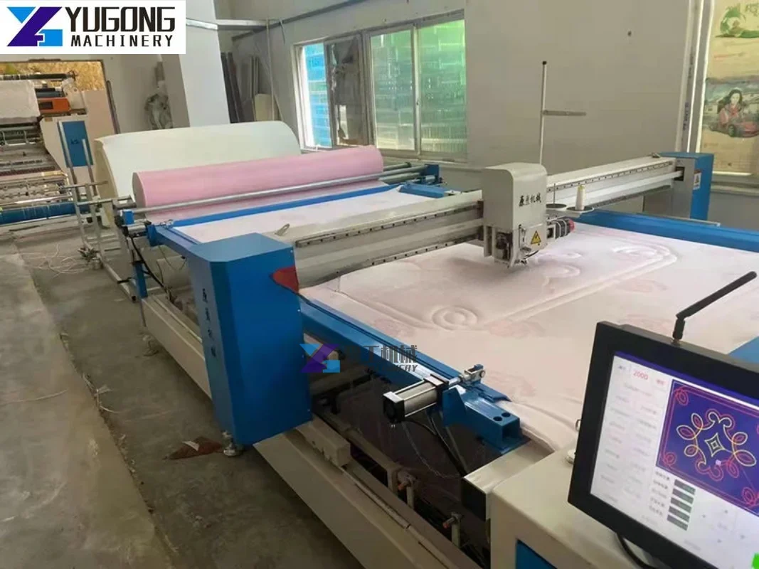 China Mattress Embroider Sewing Machine for Comforter Quilt Industrial Computerized Multineedle Single Needle Quilting Machines