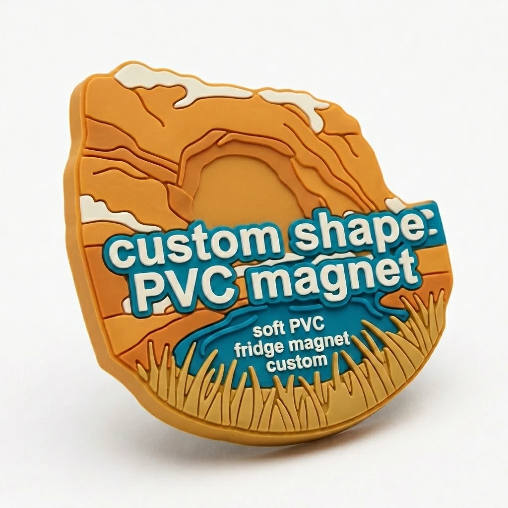 Personalized Custom‑Printed PVC Fridge Magnet 3D Embossed Refrigerator Sticker Bulk Custom Event Gift