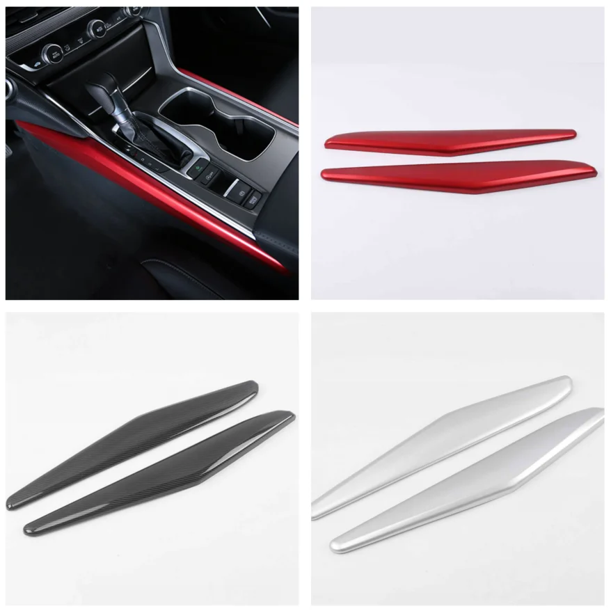 

For Honda Accord 10th 2018-2022 Interior Accessories Side Gear Shift Box Container Storage Box Frame Cover Trim ABS Chrome