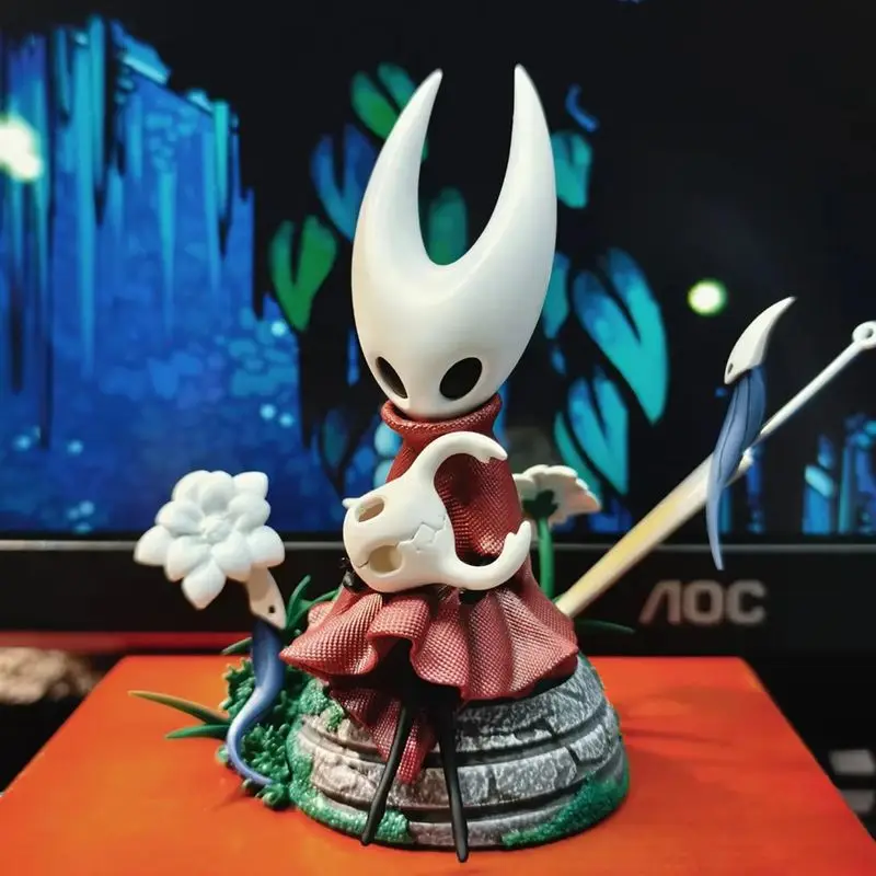 

New Hot 10cm Game Hollow Knight Anime Figure Hollow Knight Pvc Action Figure Collectible Model Christmas Gifts Thanksgiving