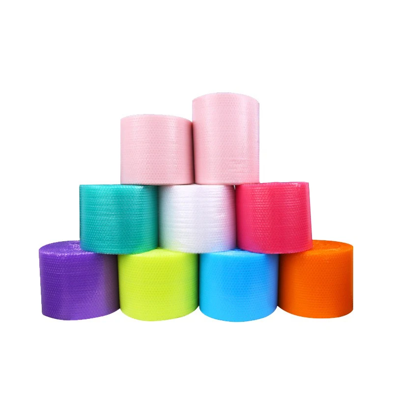 20/30/40/50cm Love Heart-shape Bubble Cushioning Wrap Padded Bubble Packaging Film Shockproof Foam Roll Fragile Packing Supplies