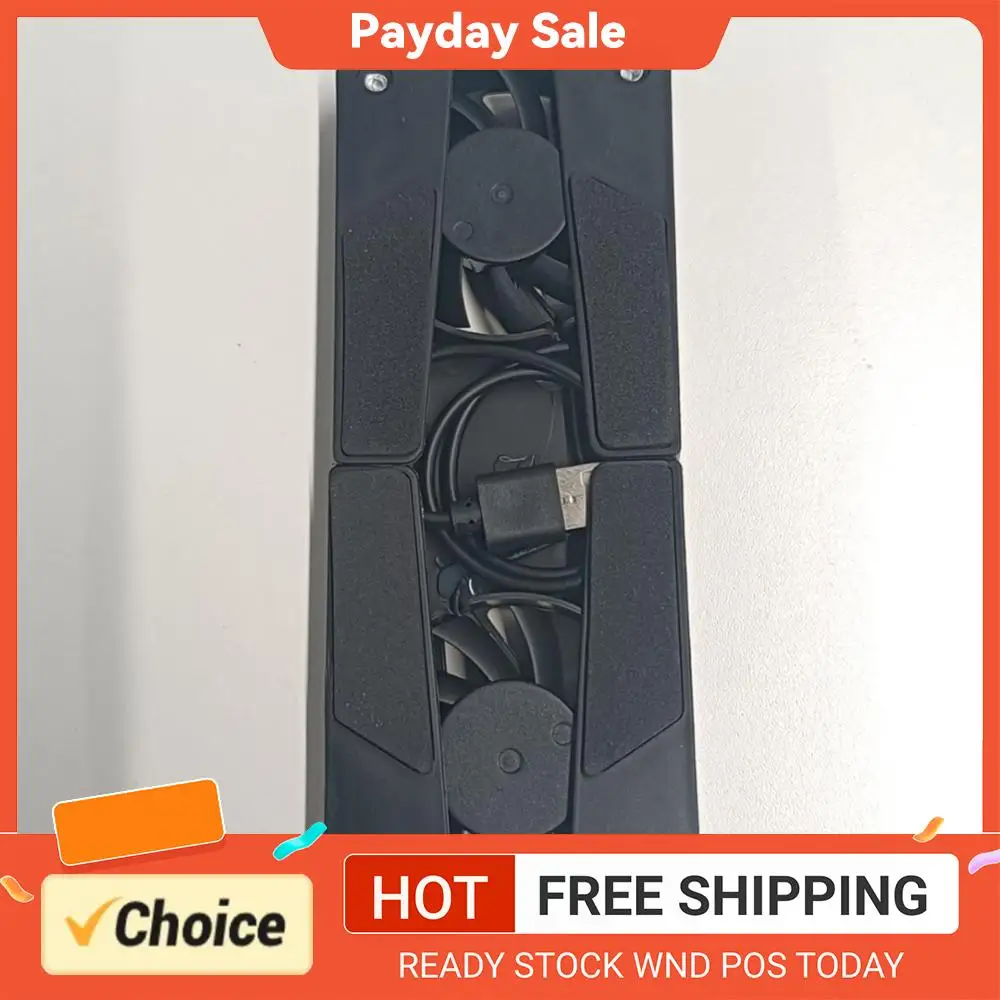 

Охлаждающая подставка для ноутбука с питанием от USB, складная, с двумя 60-мм вентиляторами, для ПК и компьютеров