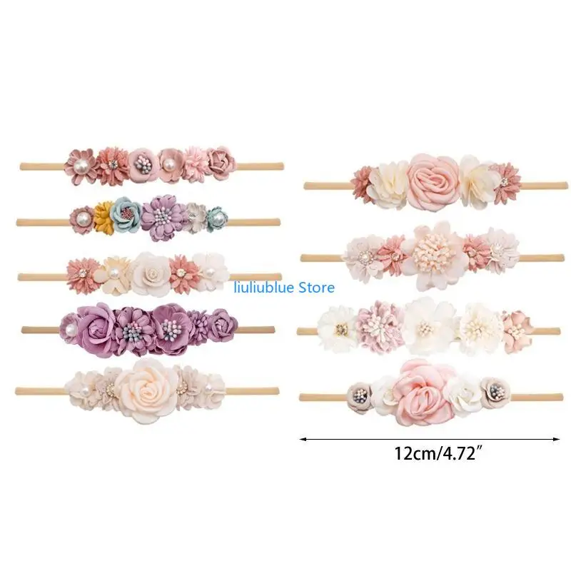 زهرة اصطناعية الطفل عقال مائة يوم الوليد الرضع طفل صغير لاستحمام الطفل الفتيات الصغيرات صورة الدعائم الحاضر 62CF #6