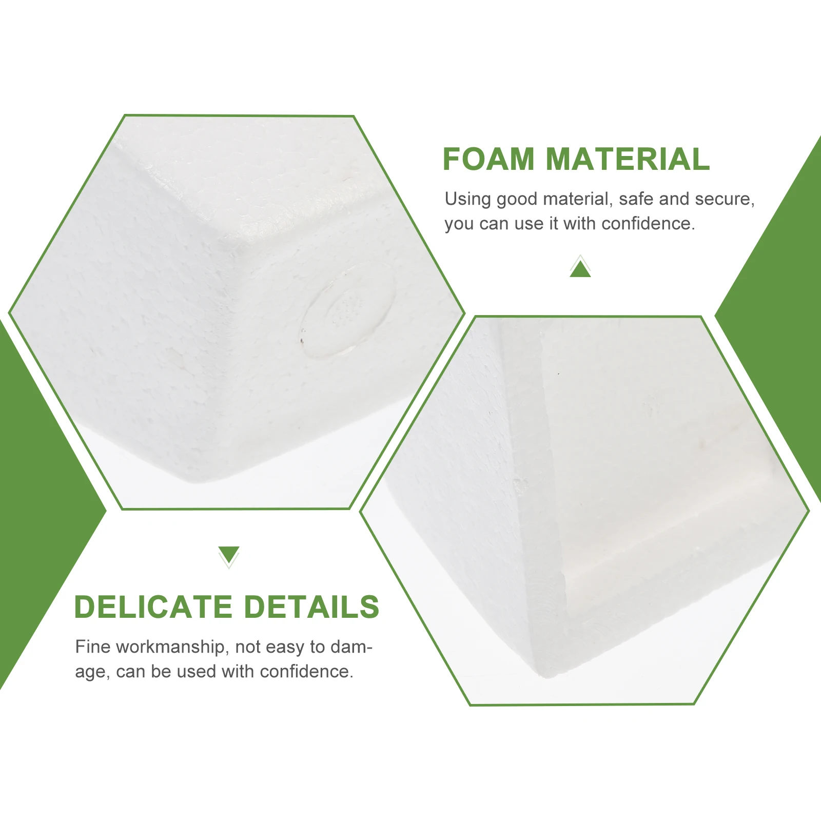 

10 Pcs Flower Pot Mat Square Shape Foam Cushion White Color DIY Holder Kids Gift Handmade Decoration Safe Secure Garden Supplies