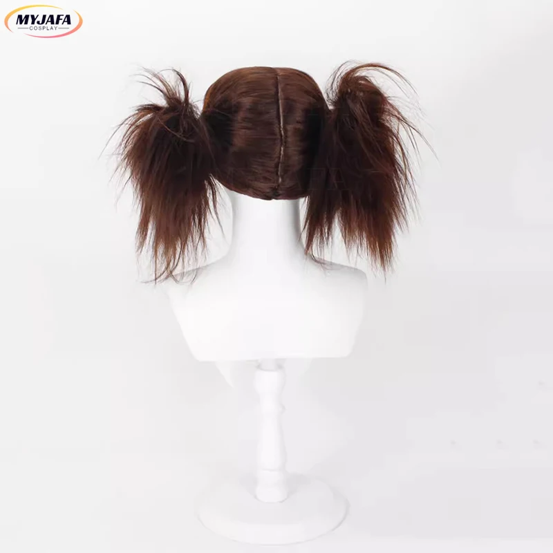 Choso Cosplay Peruca de Castanho Escuro para Reprodução de Papéis, Longo Cabelo Sintético, Chousou Role Play, Resistente ao Calor, Anime Temporada 2