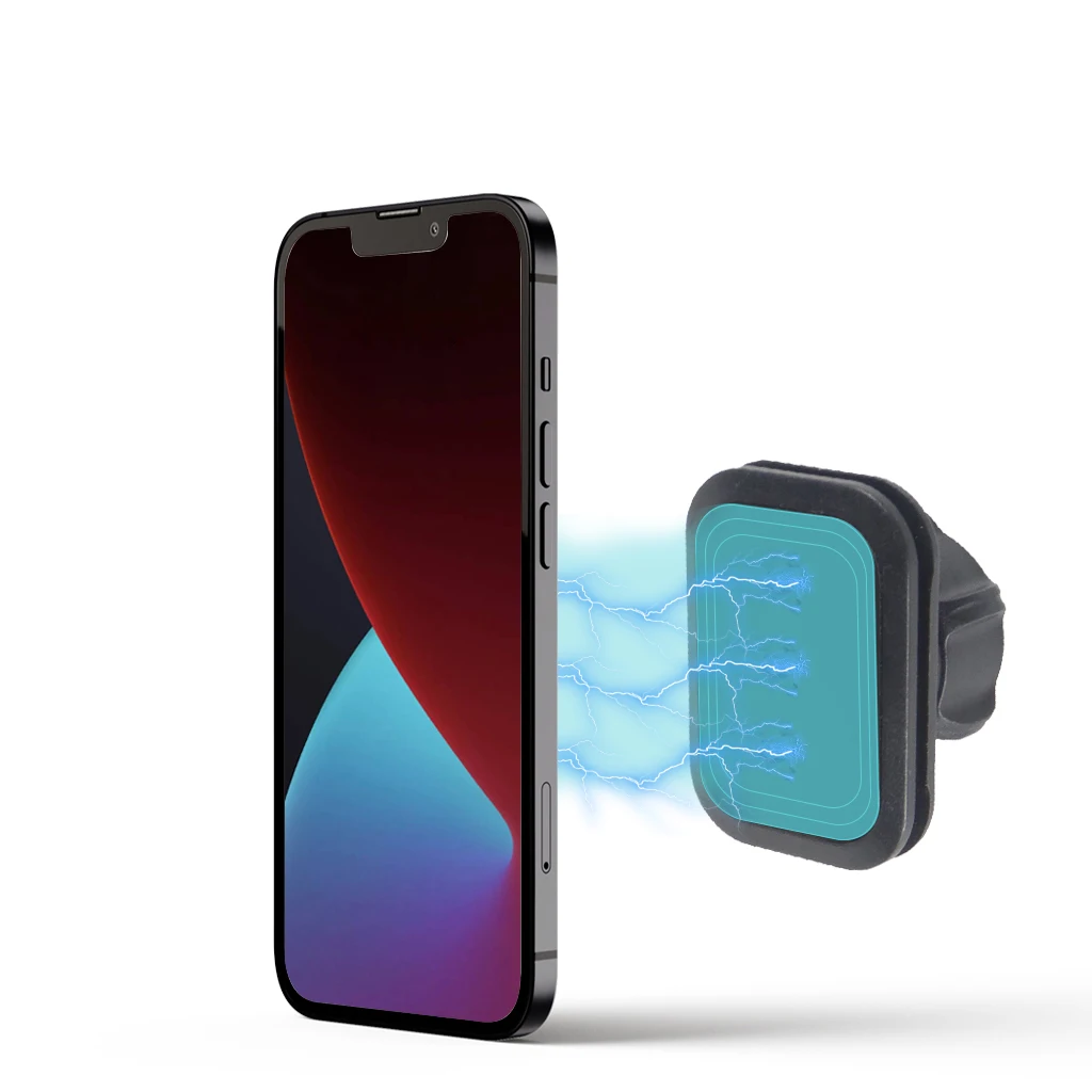 Universeller Autotelefonhalter für 17 mm Kugelkopf, magnetisch, 360-Grad-Drehung, Schwerkraft-Unterstützung, Telefonständer-Clip – Detail 4