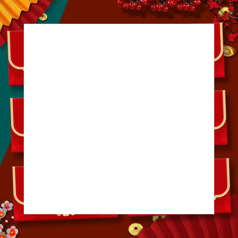 

6 PCS 2026 Year Red Envelopes Cultural Design Gold Glitters Frosted Texture For New Year Celebration