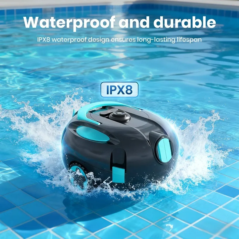 Sweeping and Suction Function with Sensor for Auto Parking and Fast Charging Pool Cleaning Robot