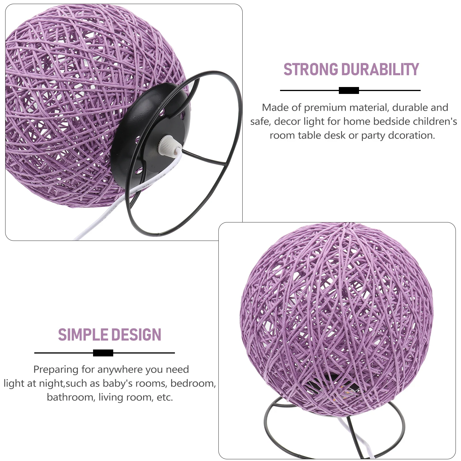 Dinosaur Led Night Light 15Cm Purple Iron Rack Cute Creative Lamp For Baby Room Bedroom Bathroom Desk Decor