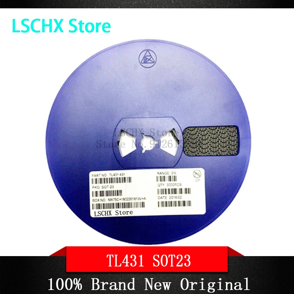 Regulador de Tensão ic do Sot Smd Tl431 Sot Tl431a Sot23 431 Sot 3000 Peças Novo