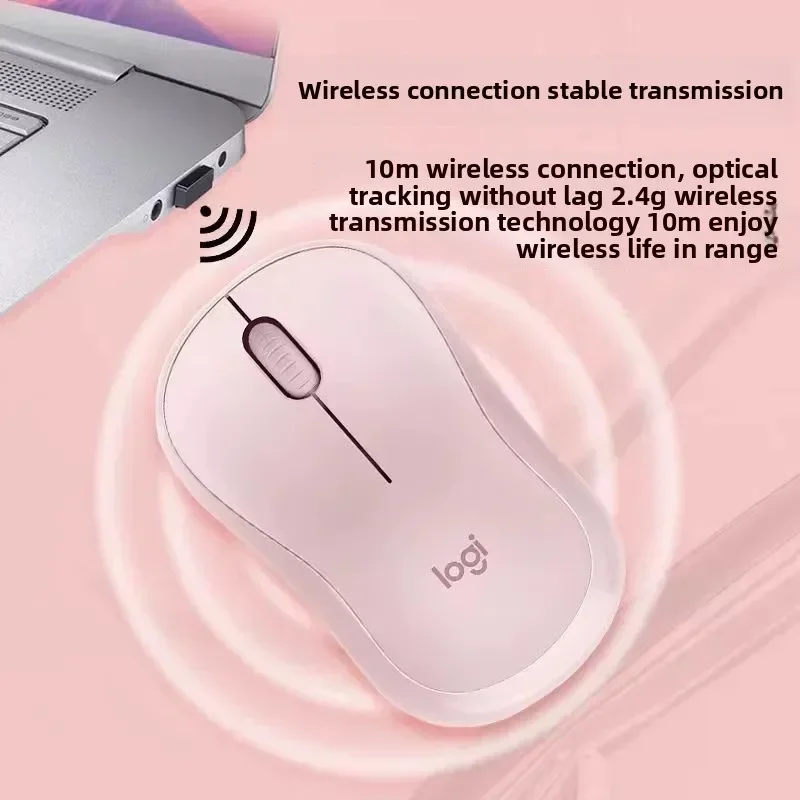 Logitech M221 Mouse wireless bluetooth per ufficio mouse muto per laptop mouse per computer desktop domestico