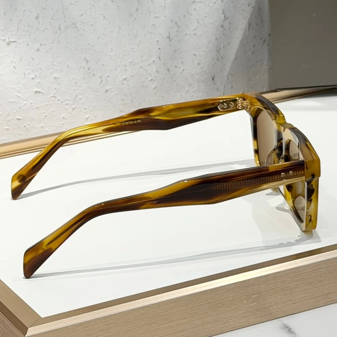 DTS750 Fashion Sunglasses Man Woman,Iconic Silver Rivet Chunky Design,UV Blocking Dark Blue Lens,Elevate Your Street Outfit