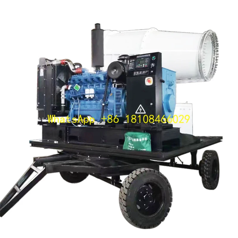 Maschine zur Staubreduzierung im Bergbau, handbetriebene mobile landwirtschaftliche Sprühgeräte mit Generator