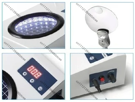 White LED Array Colonometer J-2 J-2S J-3 Bacterial Colony Counter 50 to 150mm Laboratory Biological Testing Counting Instrument