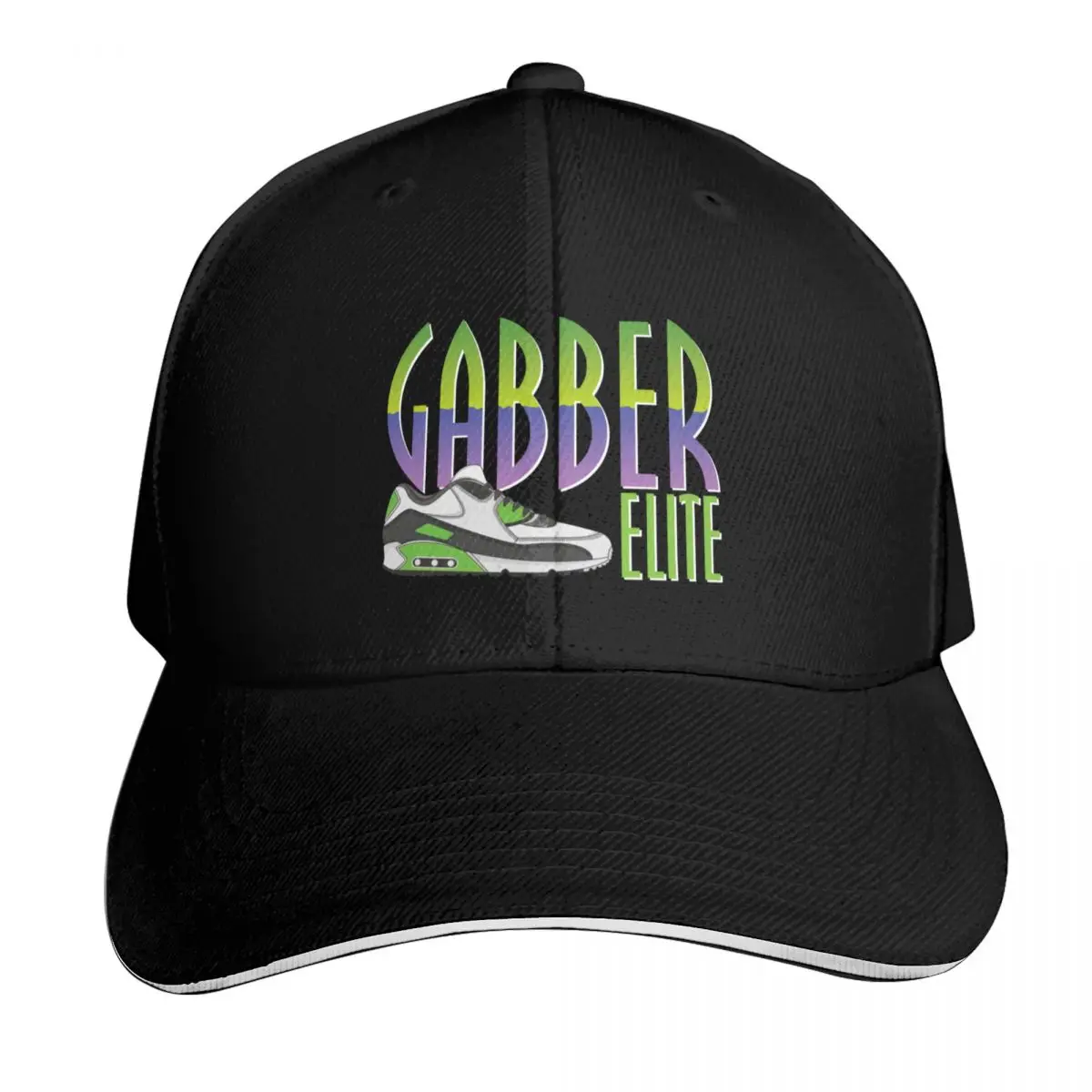 Gabber Elite Baseball Cap Curved Brim Classic Fit Low Profile Unstructured Unisex for Men Women