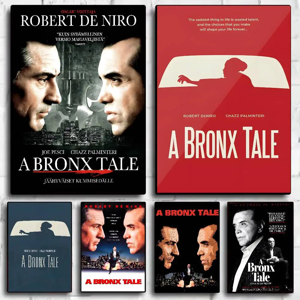 A BRONX TALE 1993 Filmplakat, HD-Kunst, klebrige Wand, wasserdicht, Zuhause, Wohnzimmer, Schlafzimmer, Bar, ästhetische Dekoration