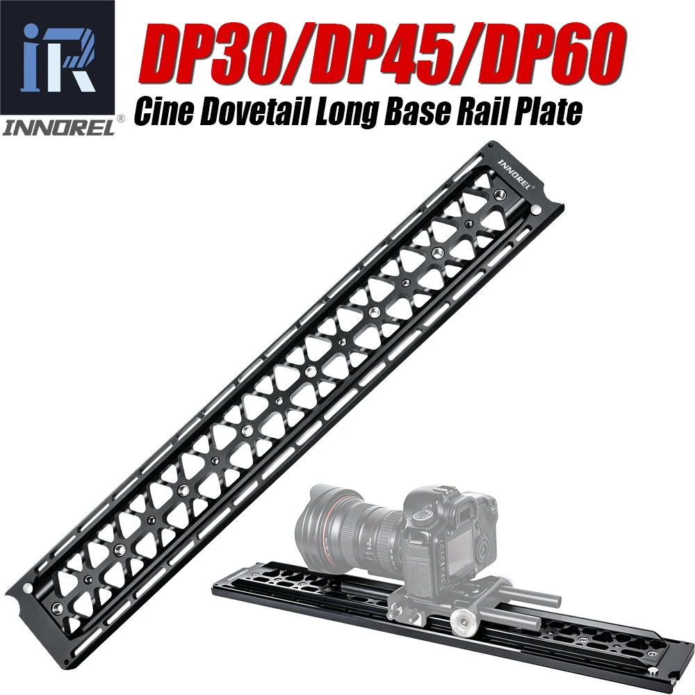INNOREL DP30/DP45/DP60 68mm Width Cine Dovetail Plate with 1/4