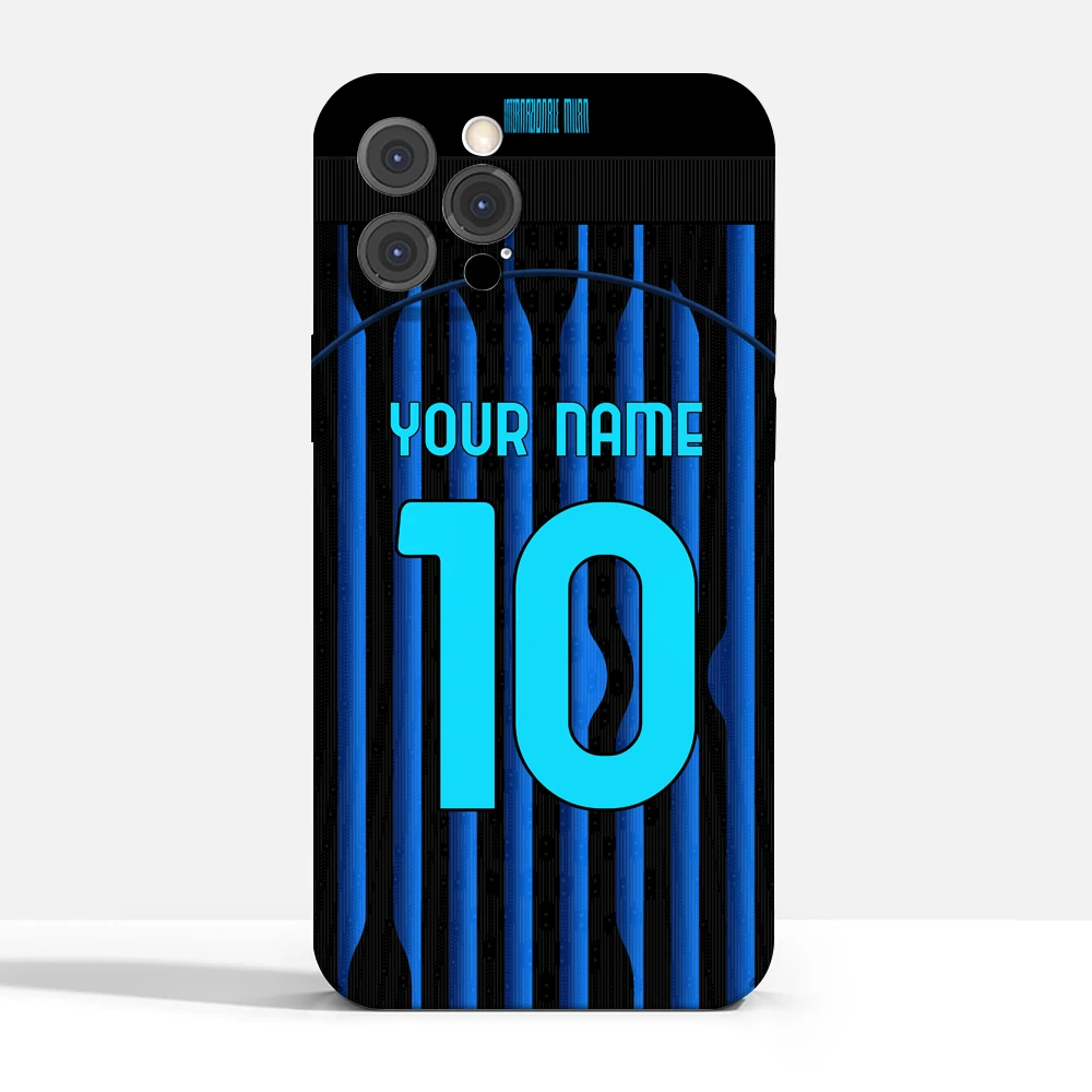حافظة 25 إيطالية Inter Stadio Giuseppe Meazza NERAZZURRI لهاتف iPhone 17 Air 16E 15 14 Pro Max 13 12 11 Mini X XS XR 7 8 6S Plus SE