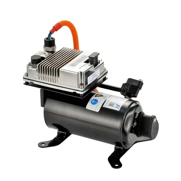 R134a R1234yf dc 312v horizontal twins cylinder rotary  compressor for electric car air conditioner