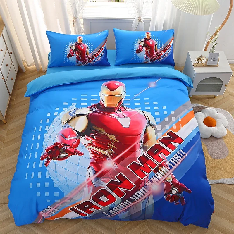 Disney Cartoon Bedding Set Captain Duvet Cover Sets for Baby Boy Children Boy Children's Room Bed Birthday Gifts