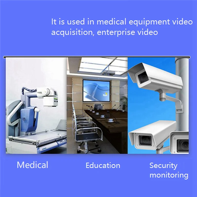 High Performance Capture Card Cvbs Tvi Cvi Input USB Output 1080P Analog HD Drive-Free Support Ring Output