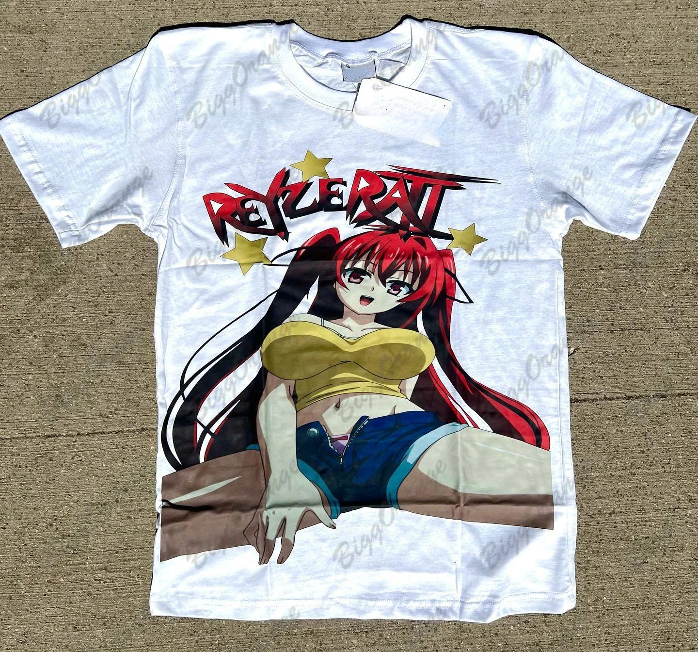 Oversized T-shirt Cartoon Anime Streetwear Funny T Shirts Manga Summer Leisure Y2k Men Tops Tees Men's Clothing hentai  Cotton