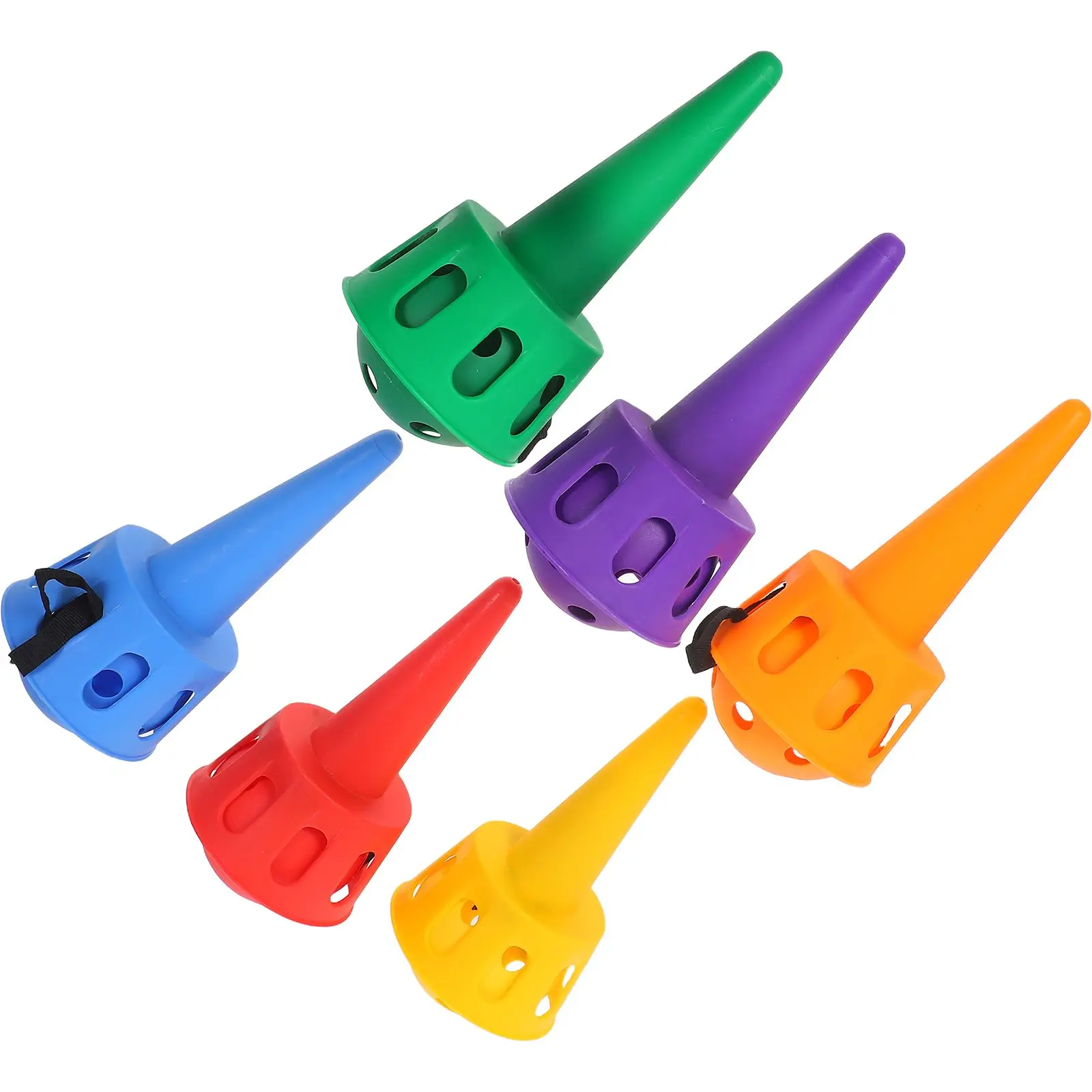 

6 Pcs Skip Soft Ball Sensory Training Hand Toys for Kids Grasping Catch Plastic Juggling Balls Throwing Catching Game Child