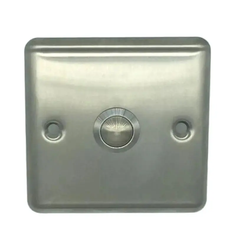 Zusen 19mm Strength Door Bell Push Button Switch And Panel All Stainless Steel