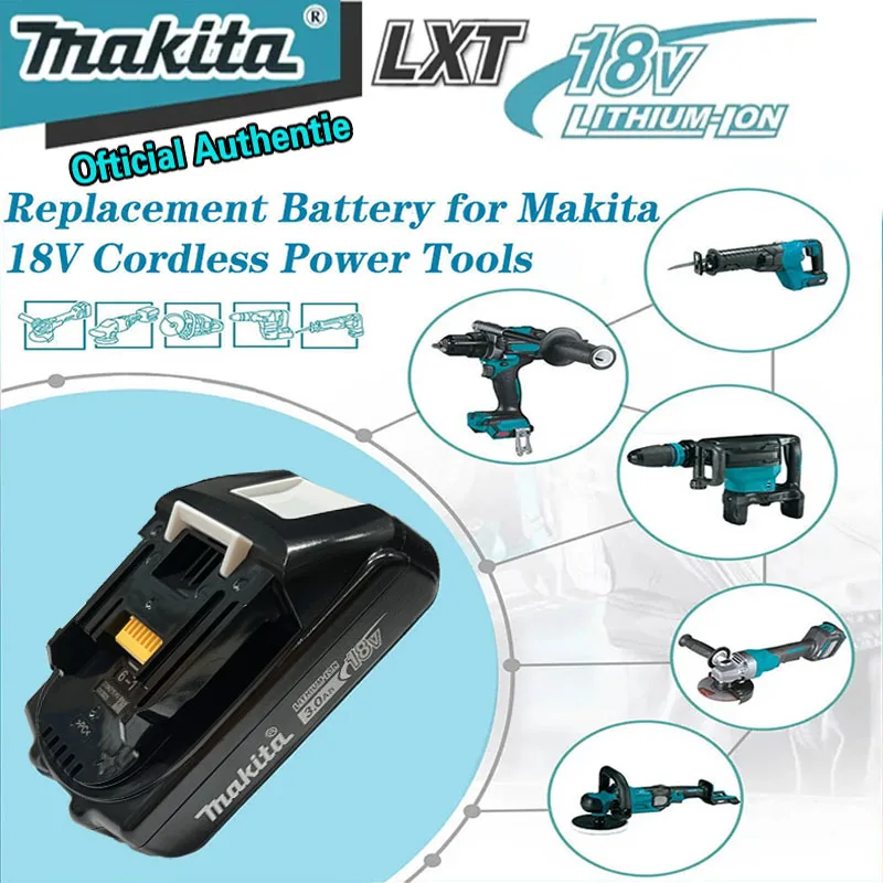 

High-performance18V 18650 Makita Li-ion Battery BL1860 BL1850-1850B BL1840 Screwdriver Battery Replacement Power Tool Batteries.