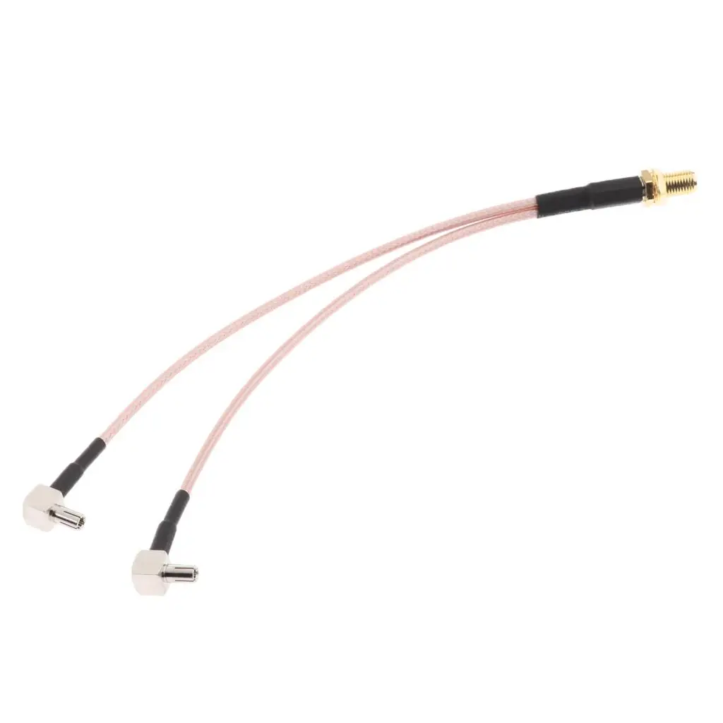 SMA to TS9 Y Type Extension Cable Coaxial Connector Adapter Cord for Signal Transfer Applications