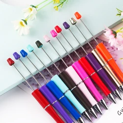 5/10pcs/Lot Black Ink Plastic Pen Ballpoint Pens DIY Jewelry Beads Personalized Gifts School Office Writing Signature Pen