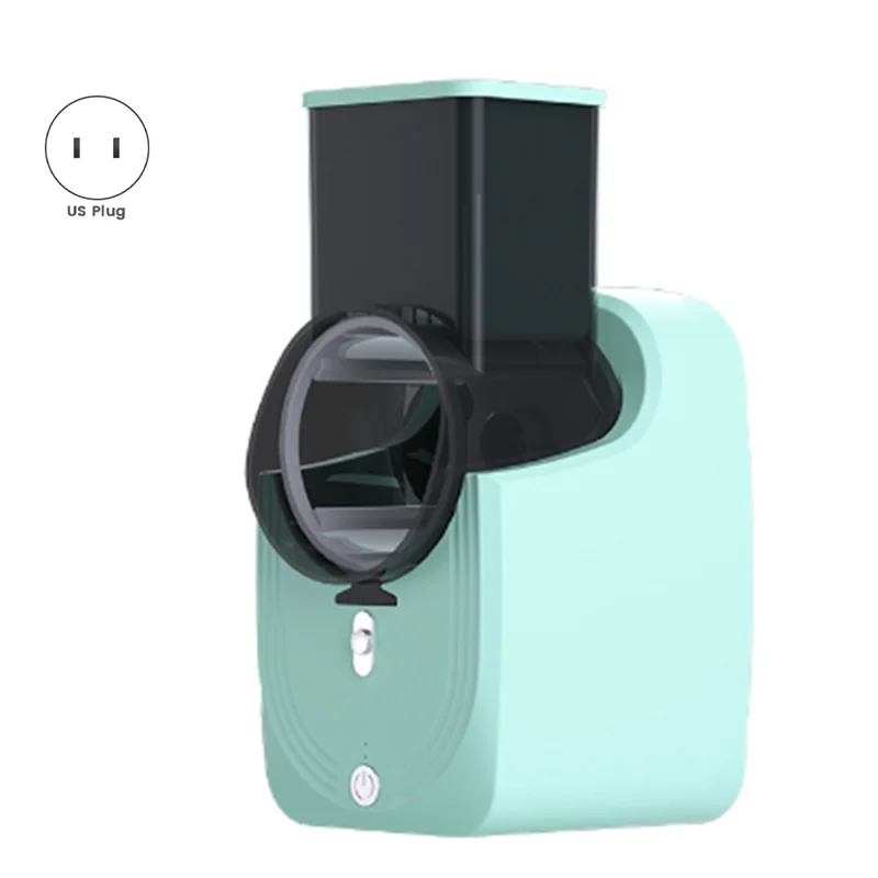 Electric Vegetable Cutter Slicer And Shredde Kitchen Drum Vegetable Cutter US Plug