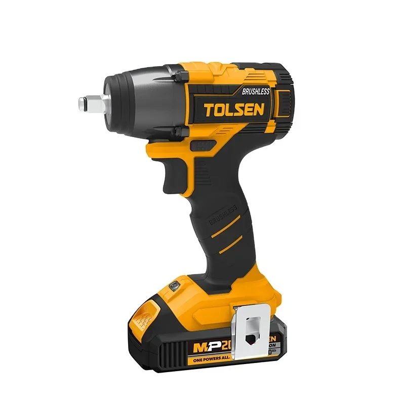 TOLSEN 87258 20V 320 Nm Li-ion 1/2 Power Tools Brushless Electric Cordless Impact Wrench