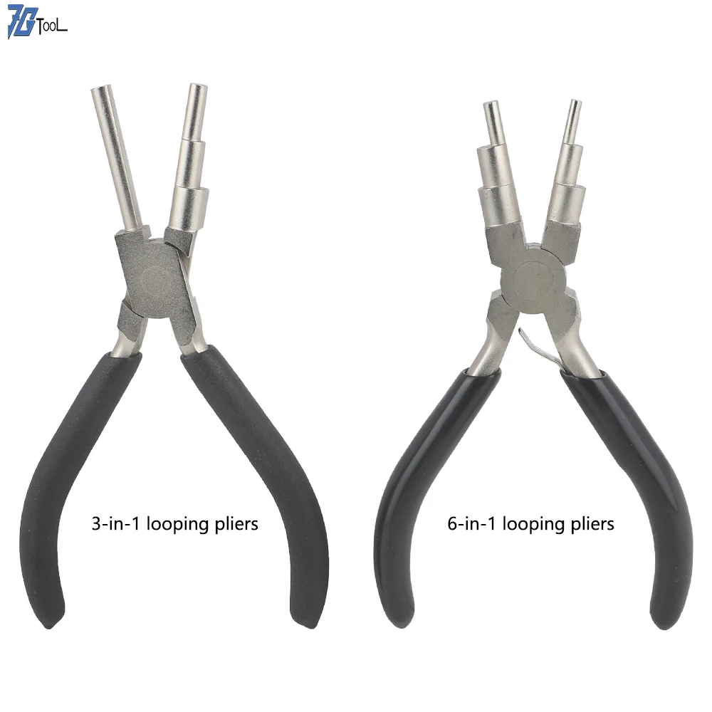 DIY Jewelry Tool Sets with Carbon Steel Round Nose Pliers and Copper Jewelry Wire for jewelry making Tools