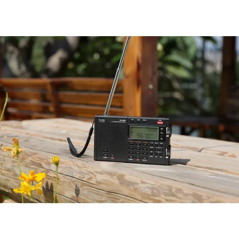 PL-330 Radio FM portátil LW/SW/MW banda de un solo lado receptor de Radio de todas las bandas el más nuevo receptor portátil SSB de todas las bandas sin batería