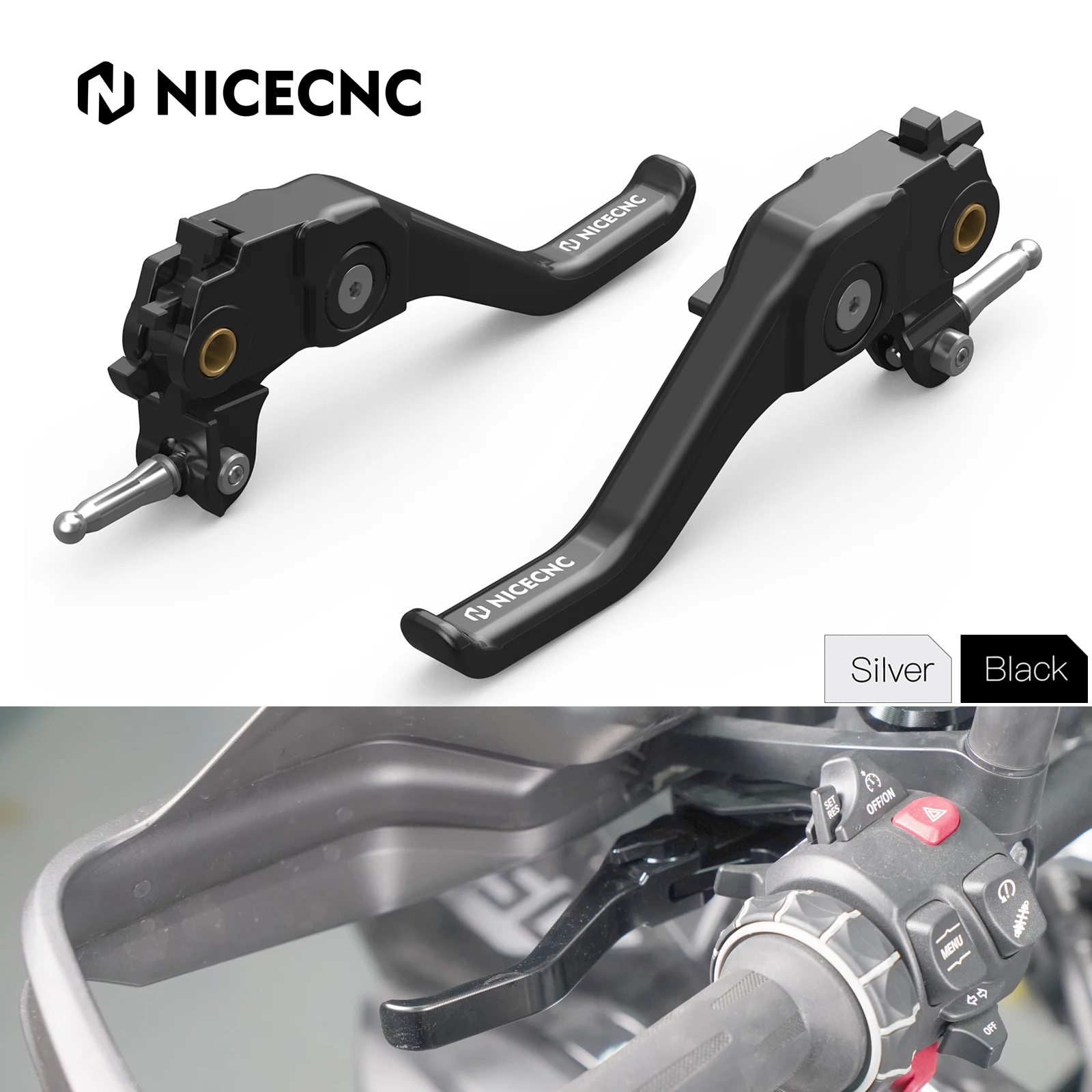 

NICECNC Easy Pull Short рычаг сцепления тормоза для BMW R1250GS Adventure R1250R R1250RS R1250RT 2018 2019 2020 2021 2022 2023