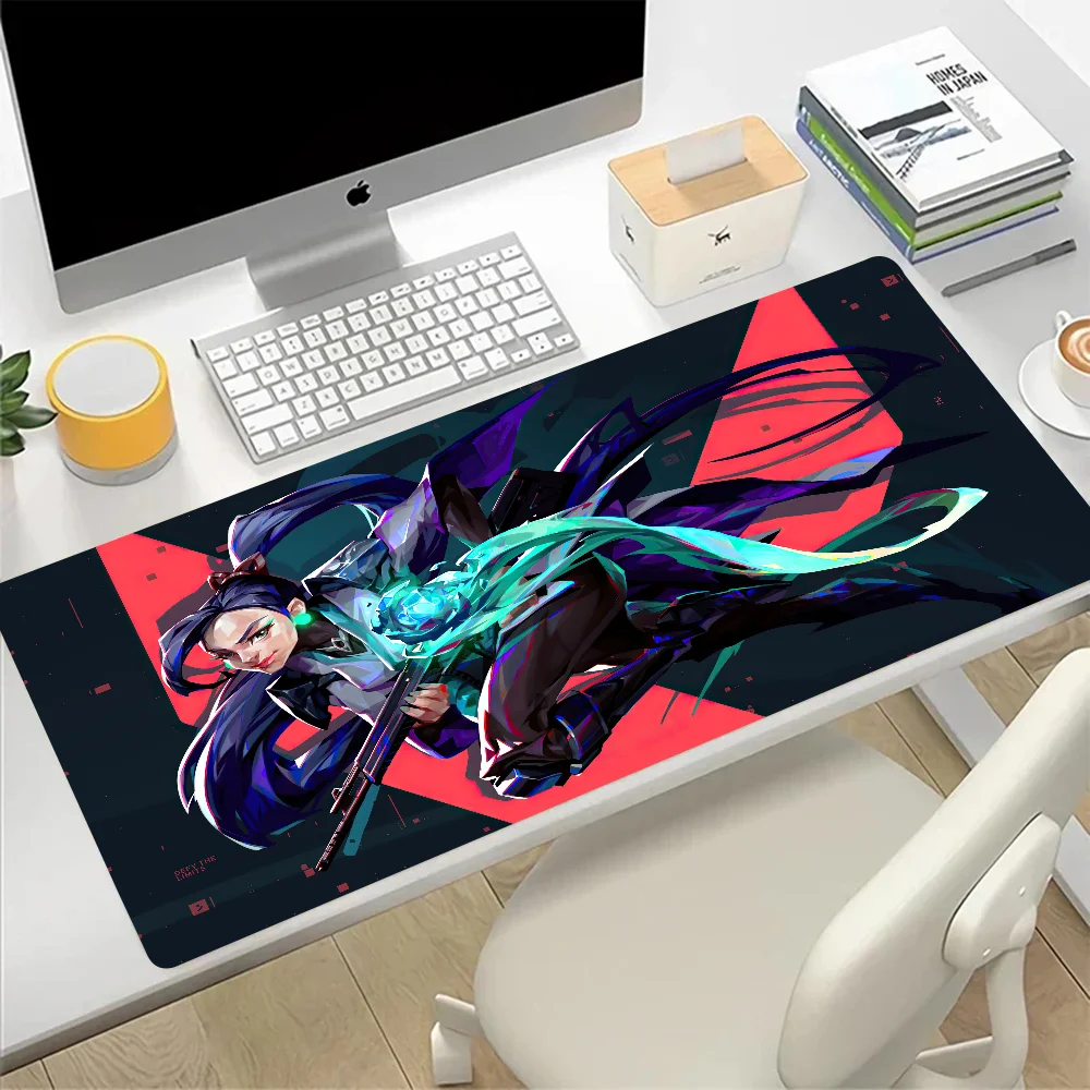 VALORANT Sage Large Mouse Pad Gaming Mousepad PC Gamer Computer Office Mouse Mat Silicone Keyboard Mat Desk Pad Laptop Mausepad