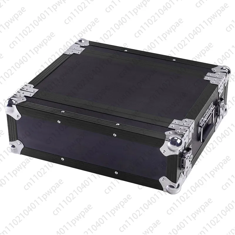 

2U Microphone Aviation Case Receiver Effects Peripheral Equipment Storage Box Microphone Fan Box Aluminum Alloy Microphone Box