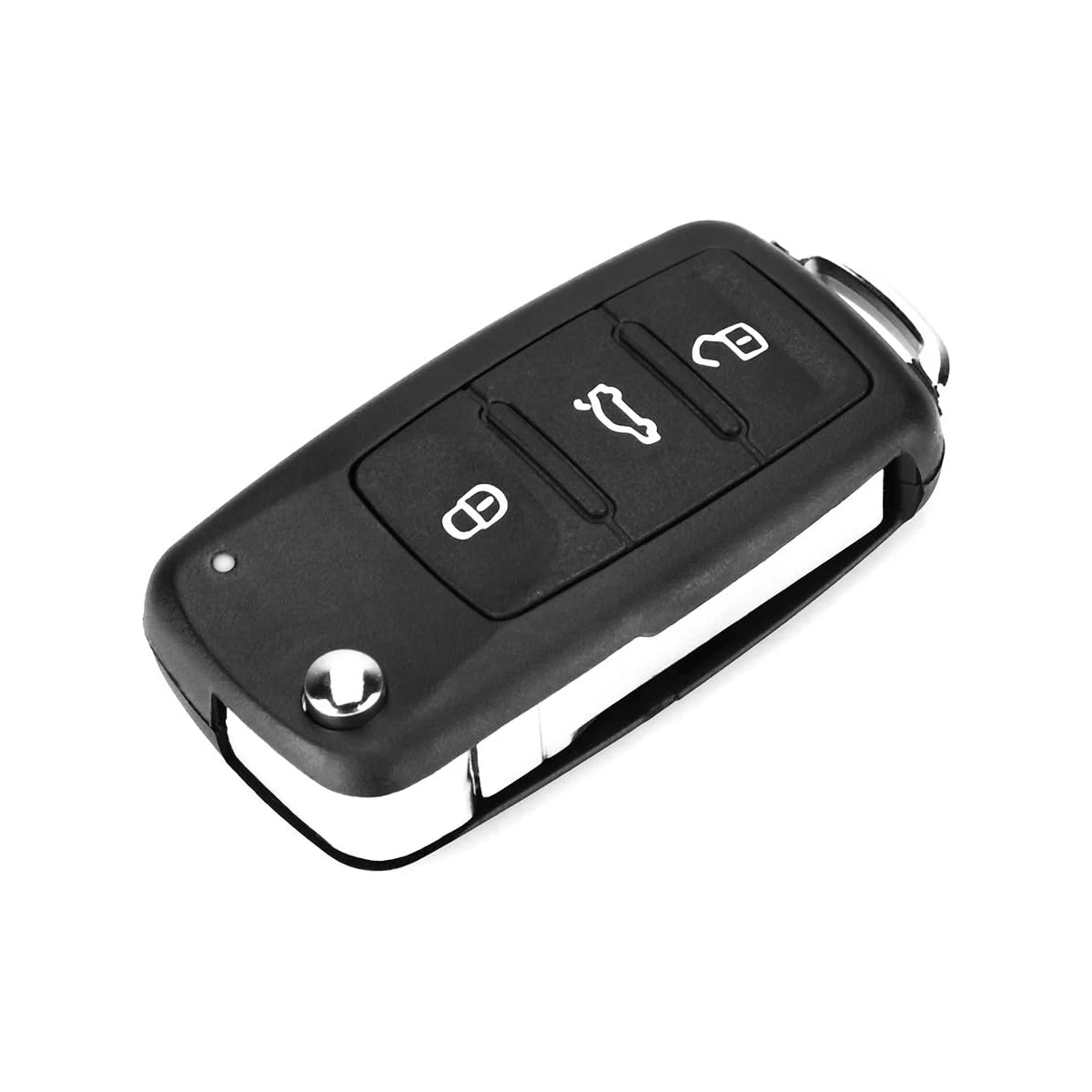 Faltbare Fernbedienungs-Autoschlüsselhülle für VW Golf MK6 Tiguan Polo Passat CC SEAT Skoda Octavia mit 3 Tasten – Detail 5