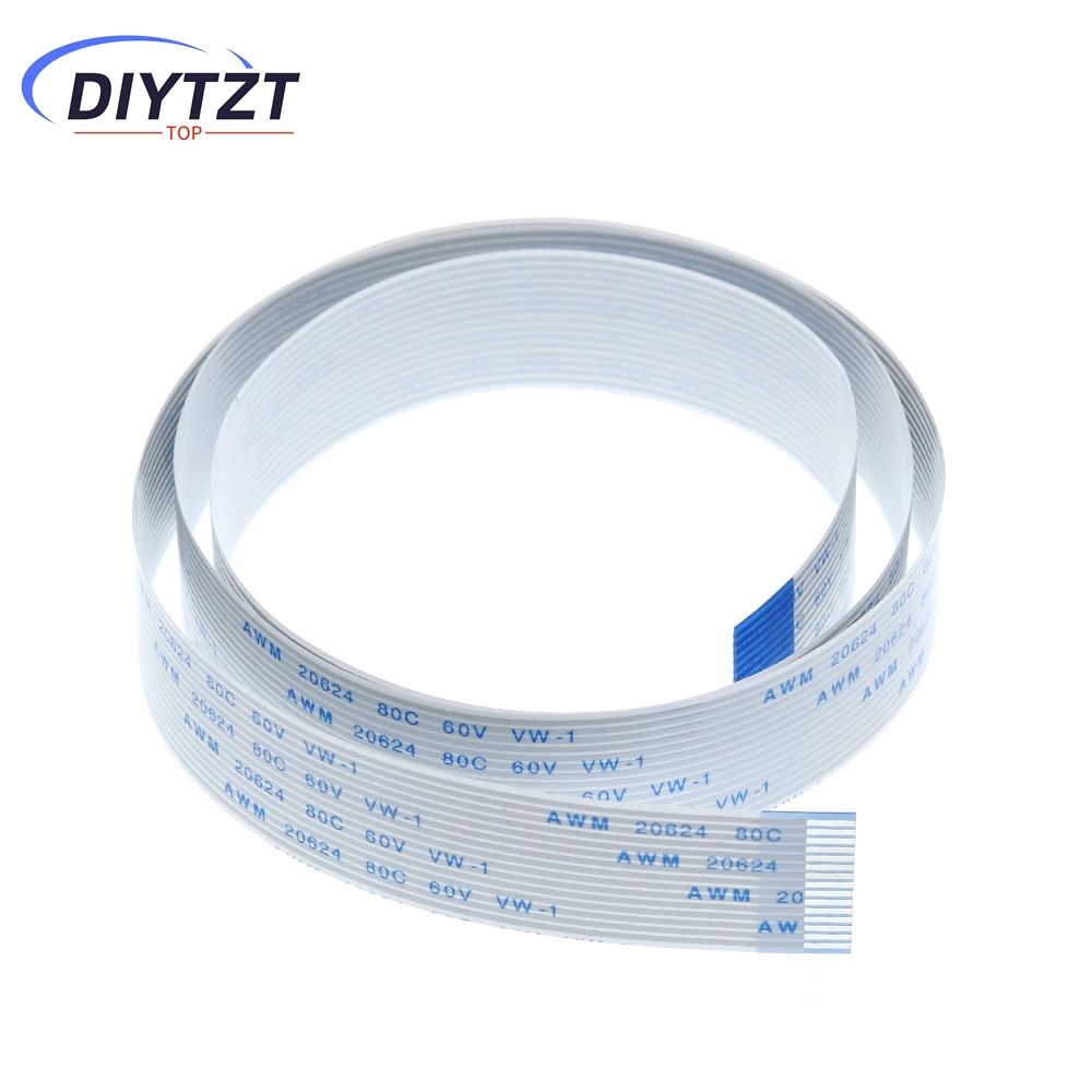 DIYTZT 15 Pin Ribbon Flex CSI Cable with 10cm 20cm 30cm 40cm 50cm 60cm Length for Raspberry Pi 3 Model B+ / 3 / 2 Camera - Image 5