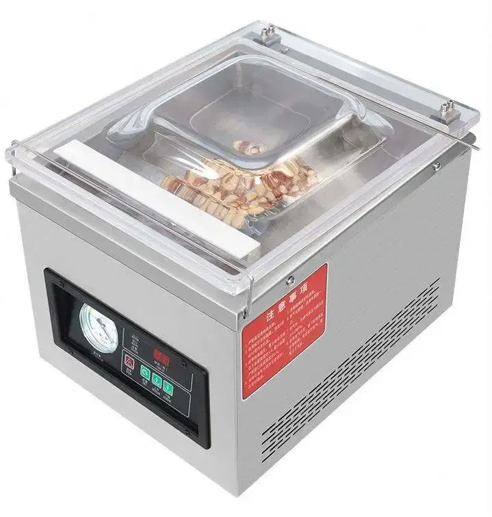 DZ-260 food single chamber fresh-keeping vacuum preservation desktop vacuum packaging machine