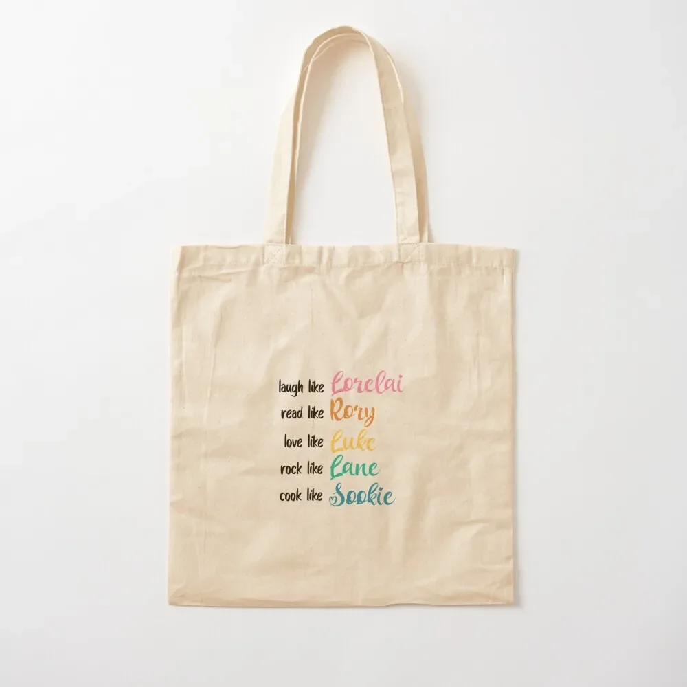 

2025 laugh like... Tote Bag custom fabric bag Canvas shoulder bag casual