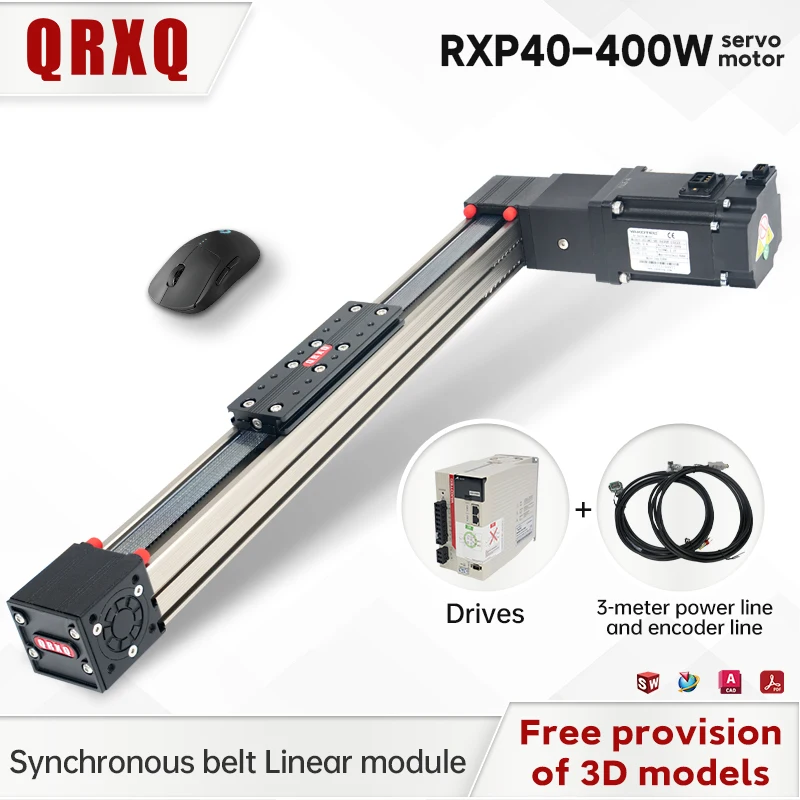 

RXP40 Linear Rail Servo Motor 1500mm/S Linear Motor Linear Guide Rail Slider 3d Printer Parts Bearing Linear
