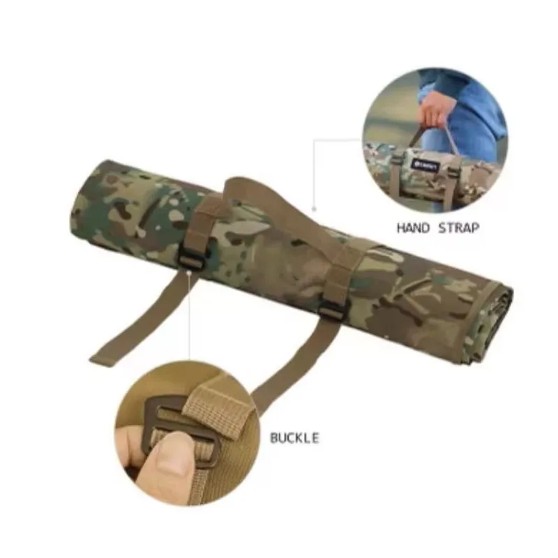 600D Oxford PVC Coated Waterproof Foldable Portable Picnic Mat for Camping Hiking & Beach Use